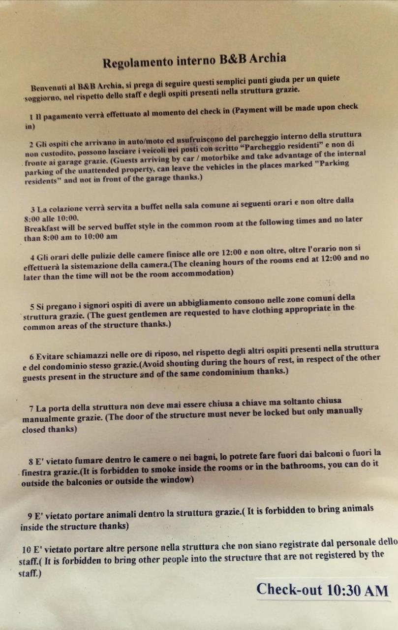 B&B Archia Szirakúza Kültér fotó